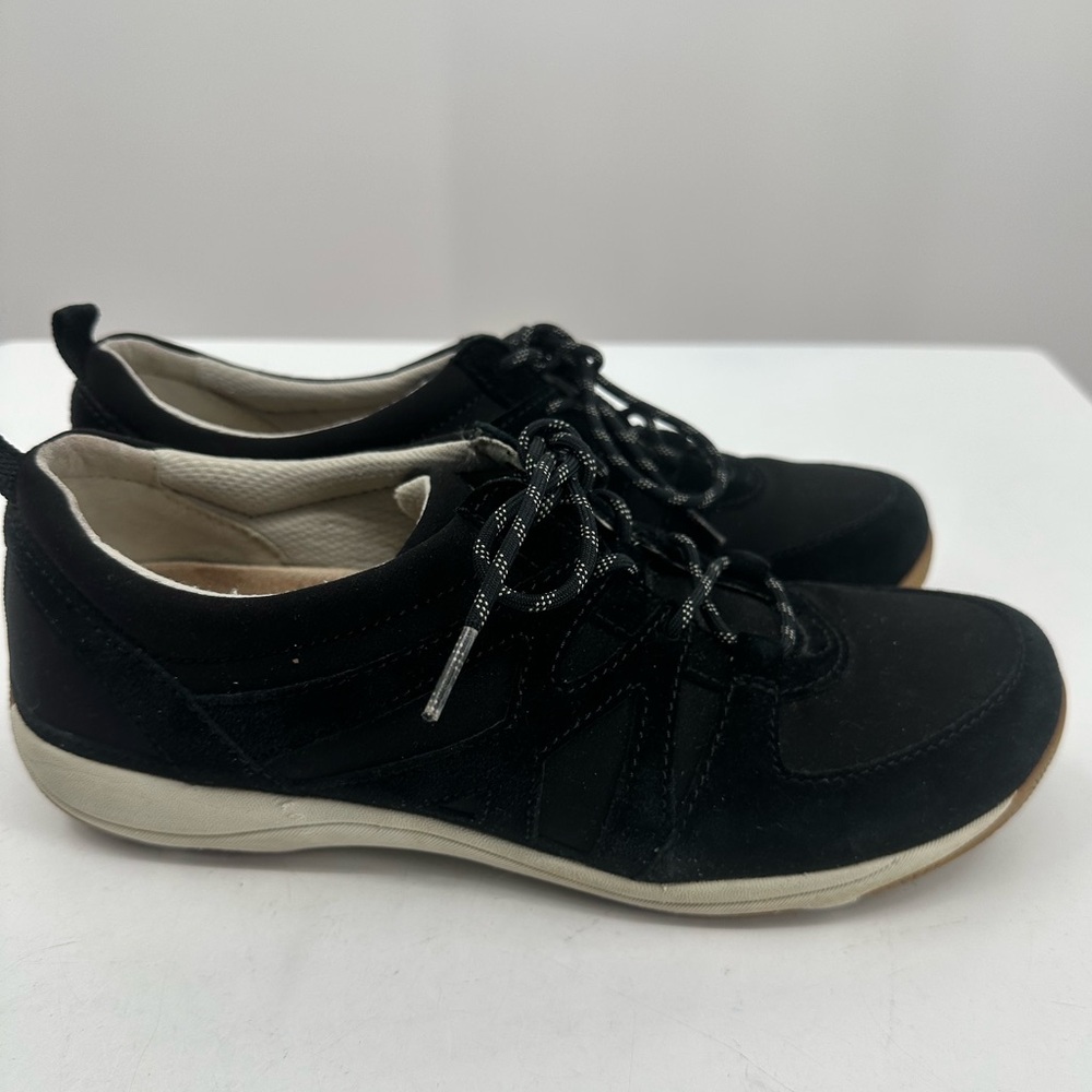 Dansko Women’s Hatty Black Suede Walking Shoes Sneakers Black Womens 40 - Picture 3 of 10